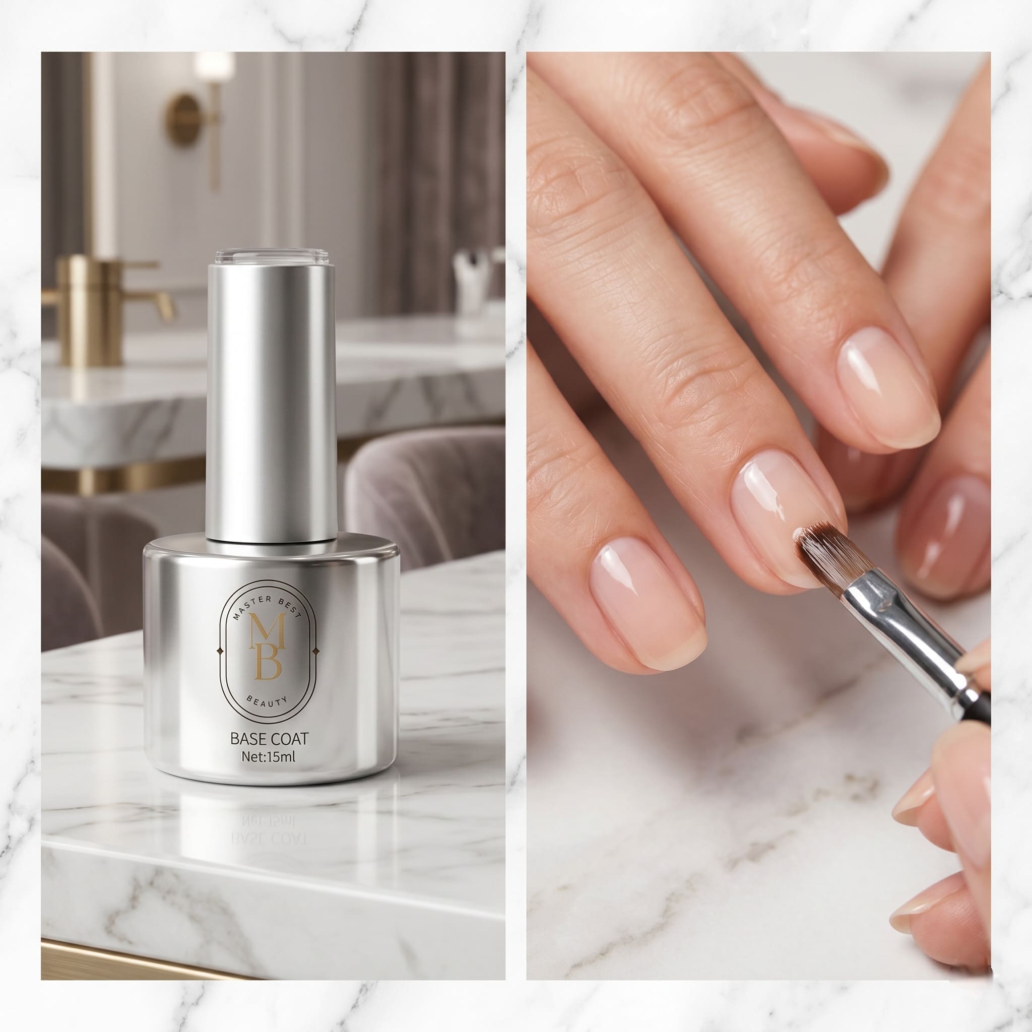 Masterbest base coat 15ml uygulama
