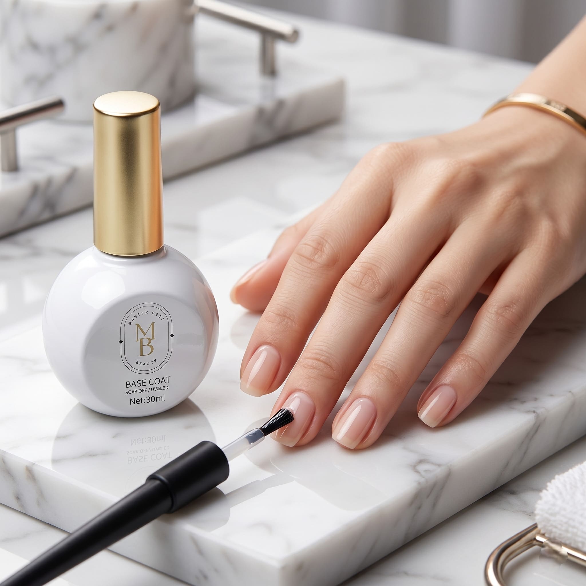 Masterbest base coat 30ml uygulama