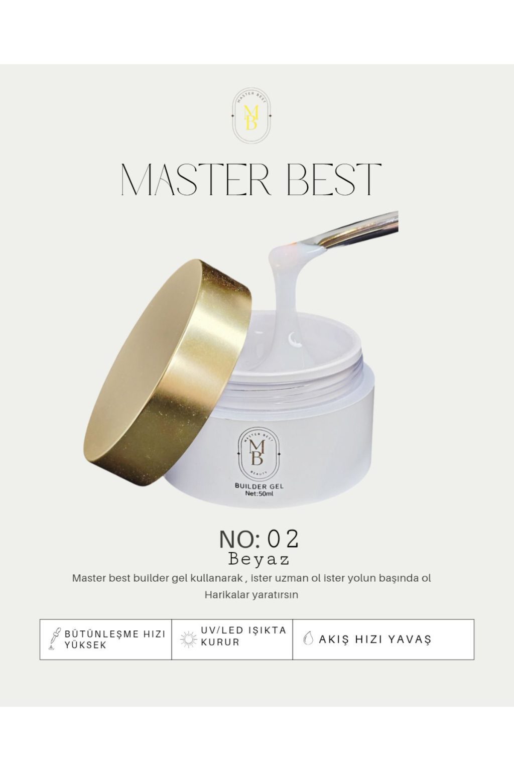 Masterbest builder gel B02 50ml