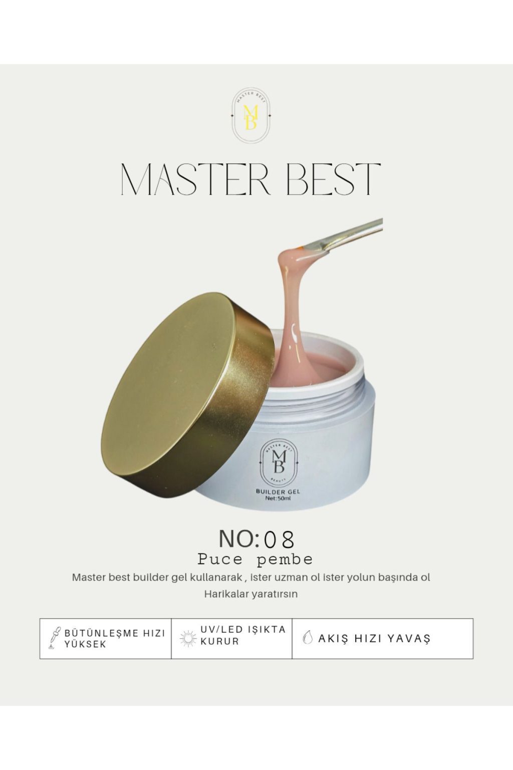 Masterbest builder gel B08 50ml