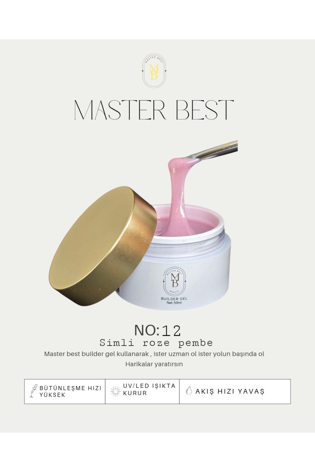 Masterbest builder gel B12 50ml