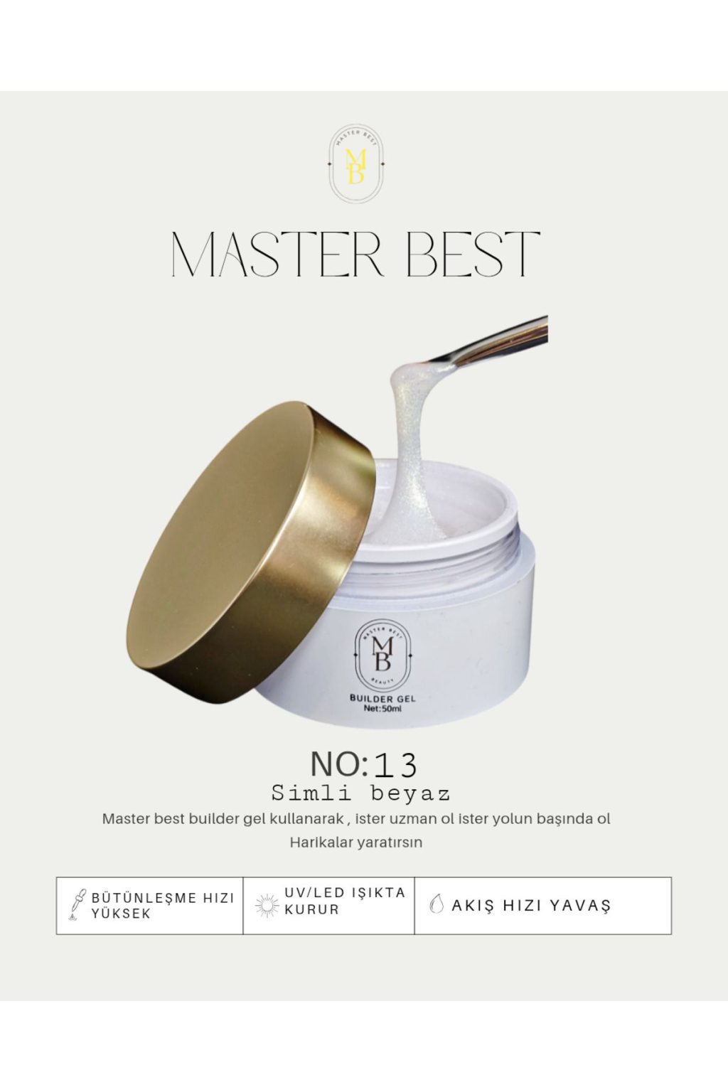 Masterbest builder gel B13 50ml