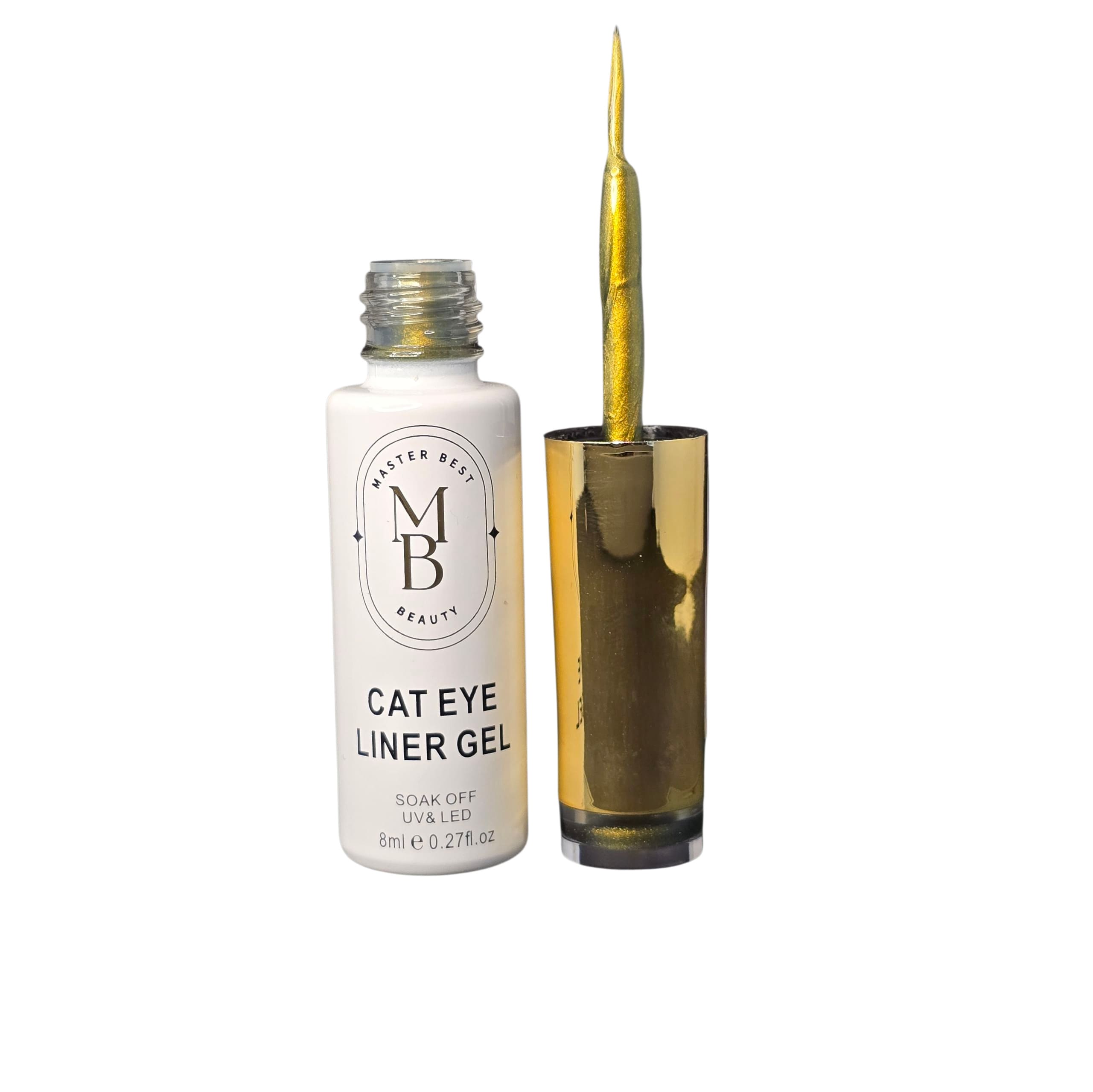 Masterbest şeffaf altın cat eye liner gel CE07 8ml