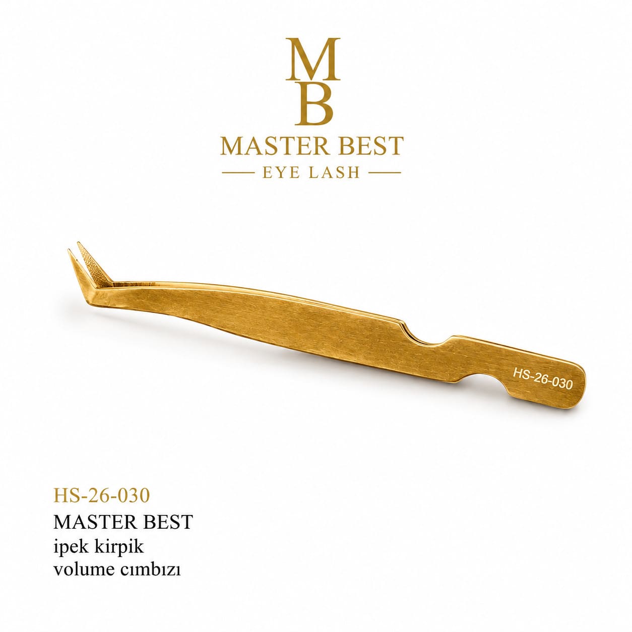 Masterbest HS-26-030 i̇pek kirpik volume cımbızı profesyonel kirpik aracı