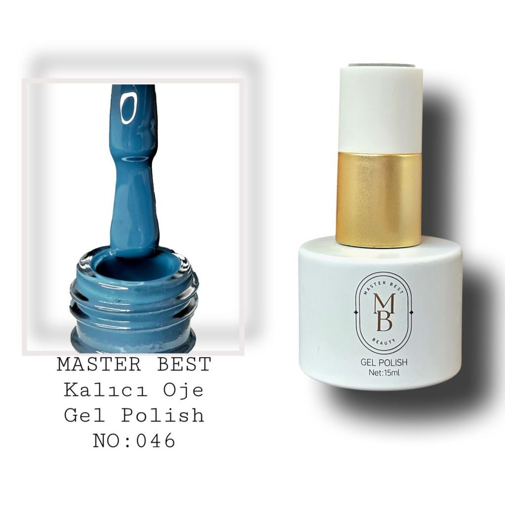 Masterbest kalıcı oje 15ml 046 derin okyanus mavisi şişe