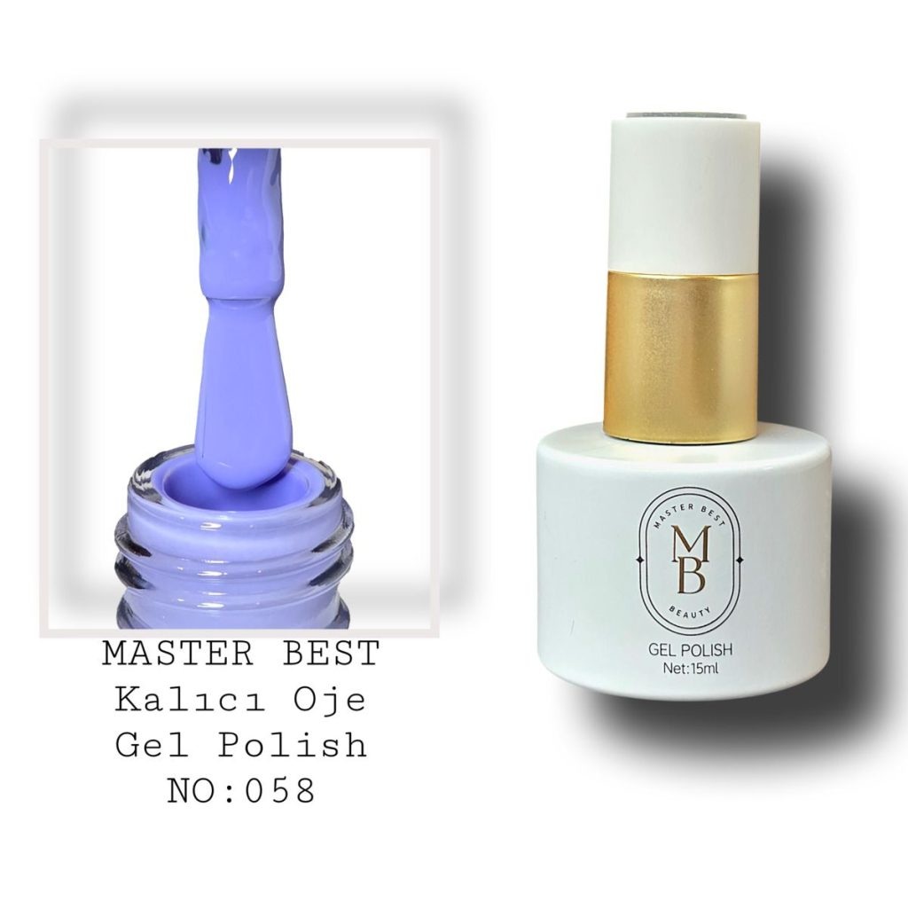 Masterbest kalıcı oje 15ml 058 orta periwinkle şişe