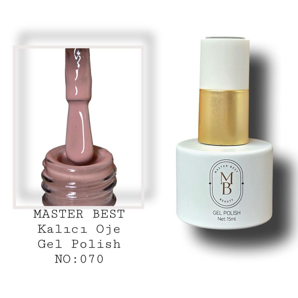 Masterbest kalıcı oje 15ml 070 orta sıcak nude ten şişe