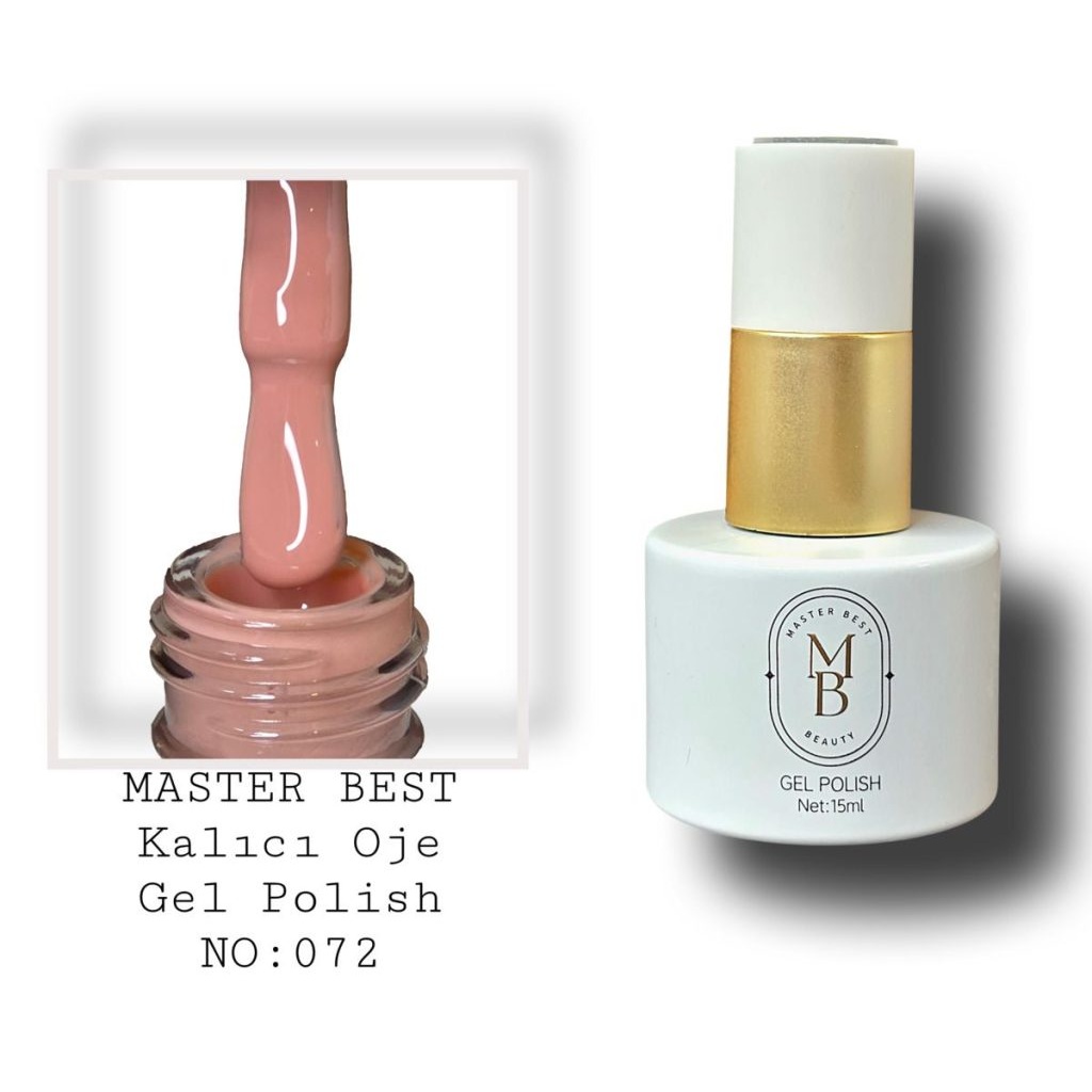 Masterbest kalıcı oje 15ml 072 terracotta nude şişe