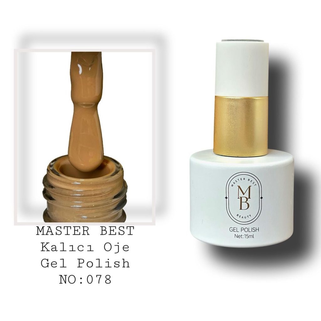 Masterbest kalıcı oje 15ml 078 sıcak karamel ten şişe
