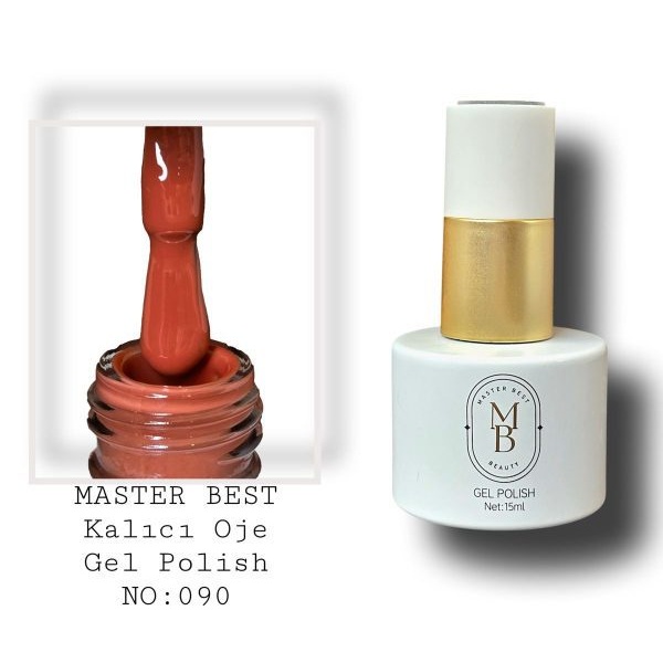 Masterbest kalıcı oje 15ml 090 soluk gül şişe