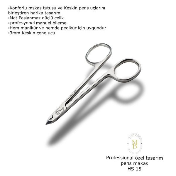 Master Best HS-14-06 tırnak manikür makası 4mm