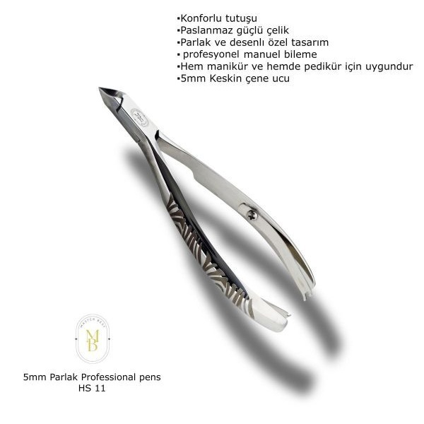 Master Best HS-15-07 tırnak manikür pens makası 4mm