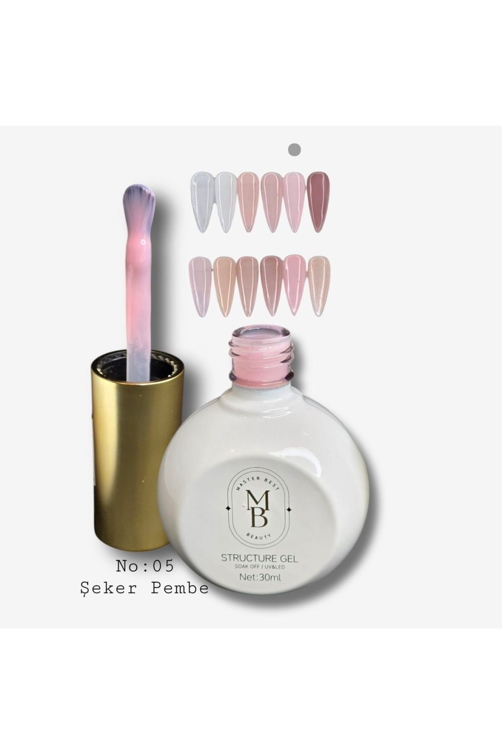 Masterbest şeker pembe yapılandırıcı jel S05 30ml