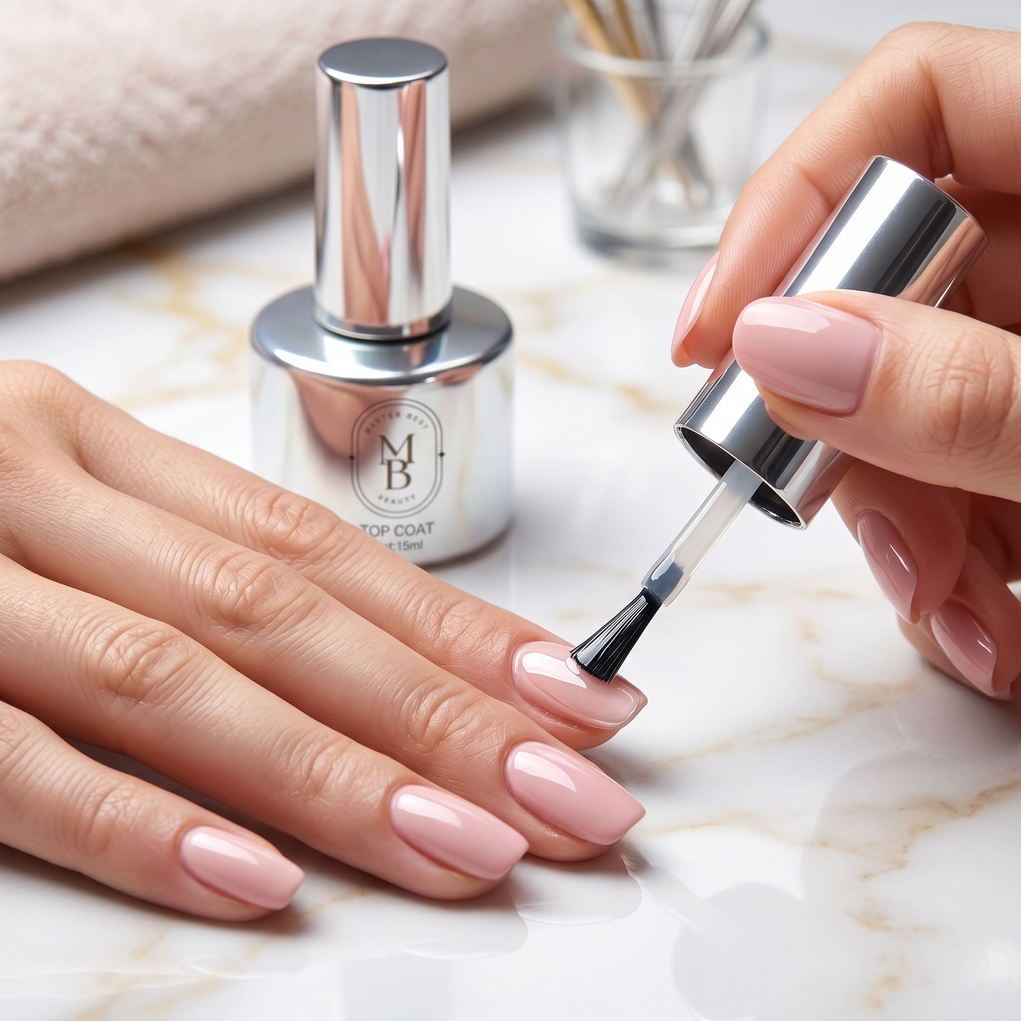 Masterbest top coat 15ml uygulama