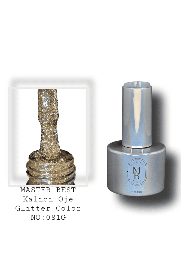 Master Best Kalıcı Oje Glitter 15ml 081G