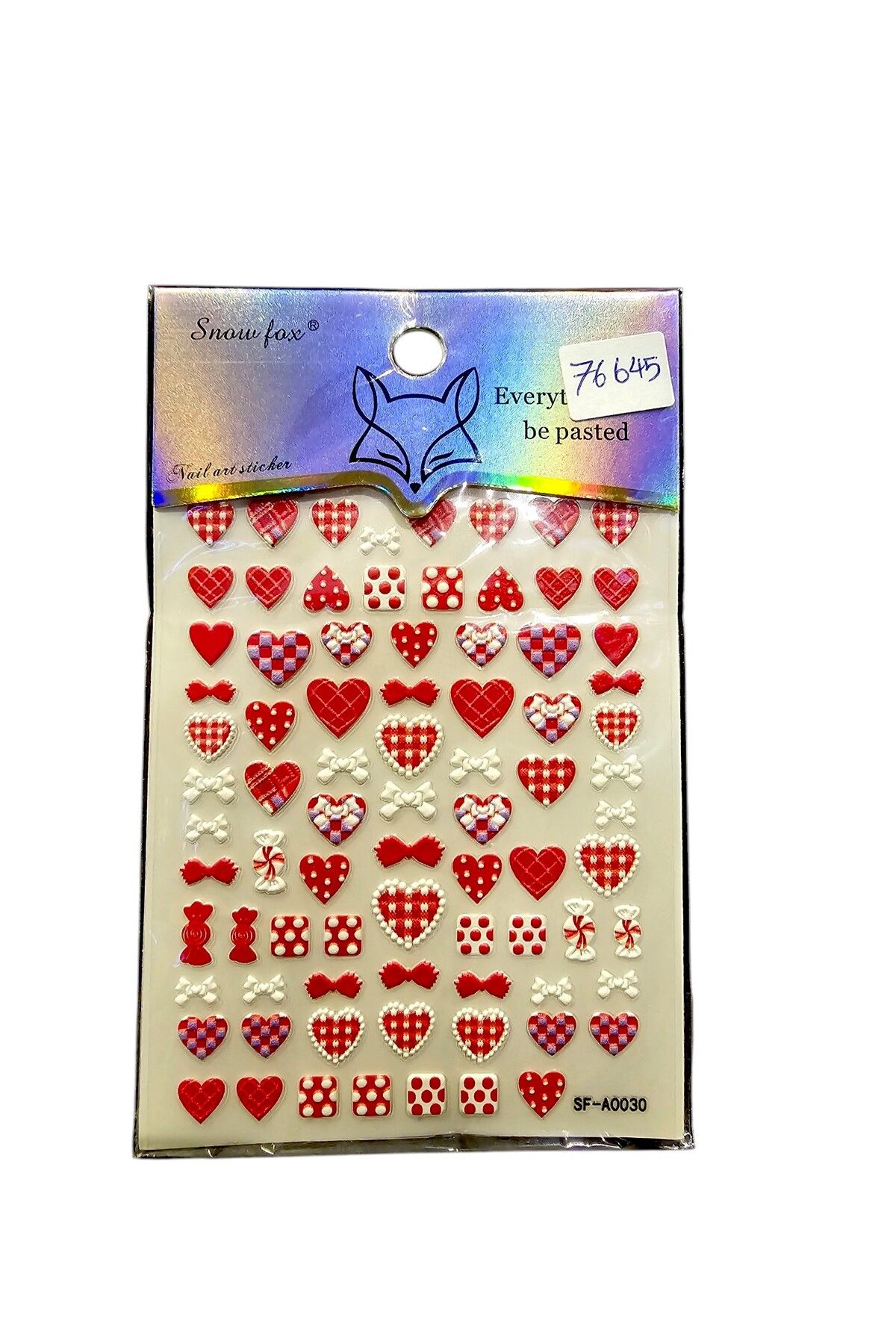 Nail Art Süsleme Sticker Taşlı 11