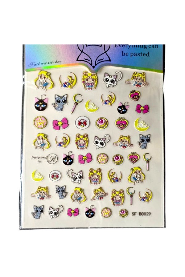 Nail Art Süsleme Sticker Taşlı 13