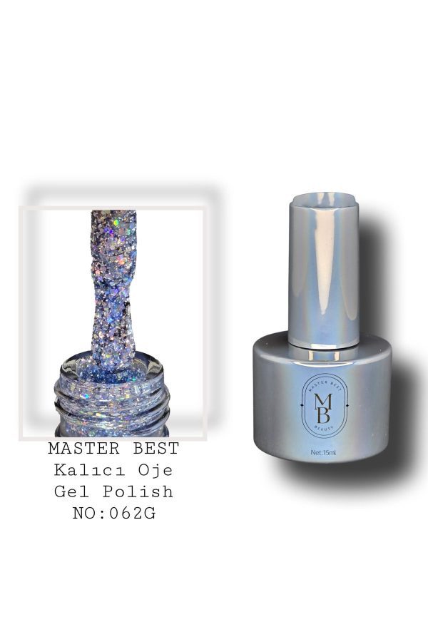 Master Best Kalıcı Oje Glitter 15ml 062G